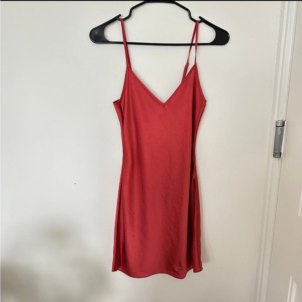 Aritzia Red Only Slip Mini Dress - XXS